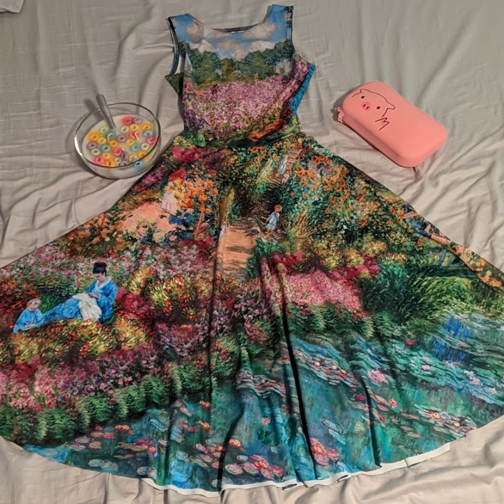 Garden midi dress